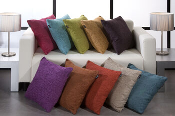 PACK 2 FUNDAS COJIN CHENILLA SURTIDO pc