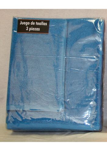 JUEGO TOALLA LISOS ARGON  