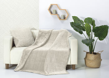 PLAID CHENILLA con sherpa VESUBIO cc